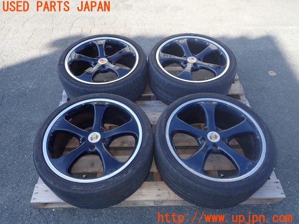 3UPJ=31290923]ポルシェ カイエン ターボ(9PAM4851A 957型)TECHART テックアート FORMULA ホイール 22×10J +55 PCD130 5穴 4本 中古_m0