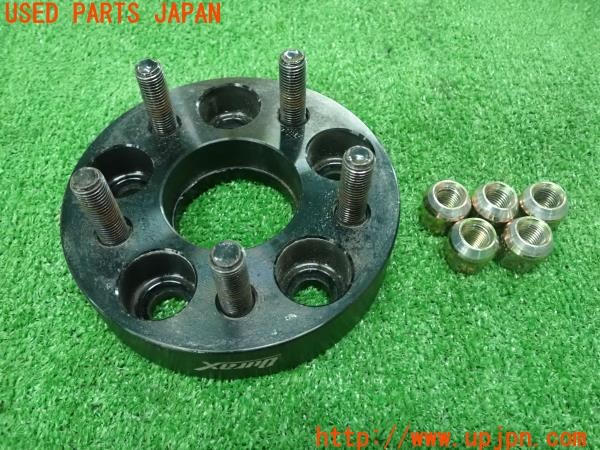 3UPJ=31490971]セリカ GT-FOUR(ST205)Durax デュラックス 30mm PCD100 5穴 M12×P1.5 ワイドトレッドスペーサー① 1枚 中古_m0
