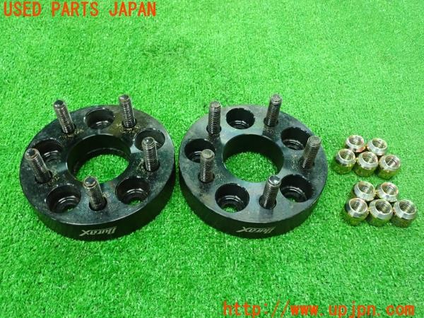 3UPJ=31490972]セリカ GT-FOUR(ST205)Durax デュラックス 30mm PCD100 5穴 M12×P1.5 ワイドトレッドスペーサー② 2枚 中古_m0