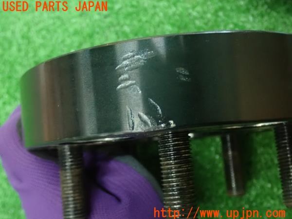 3UPJ=31490972]セリカ GT-FOUR(ST205)Durax デュラックス 30mm PCD100 5穴 M12×P1.5 ワイドトレッドスペーサー② 2枚 中古_m3