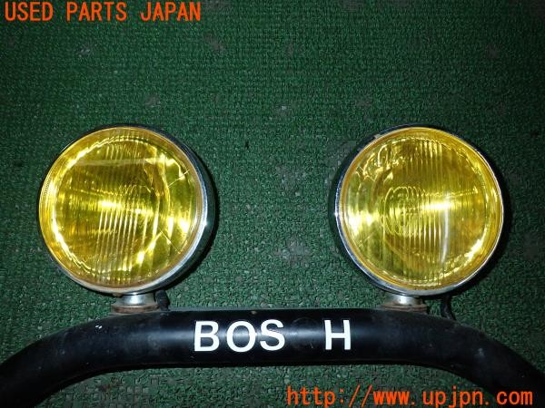 3UPJ=31500558]三菱 ジープ(J53)社外 フォグランプ グリルガード・ステー付き 中古_m1