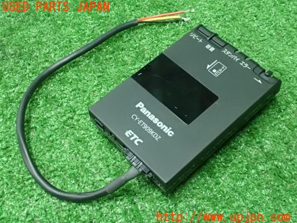 3UPJ=31510503]ポルシェ カイエン(92AM5502 958型)Panasonic パナソニック CY-ET909KDZ ETC車載器 中古_m0
