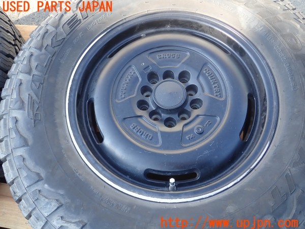 3UPJ=31520918]ジープラングラー アンリミテッド(JK36L)DEAN ディーン CROSS CANTRY ホイール 17×7J +35 PCD110/127 10穴 4本 中古_m1