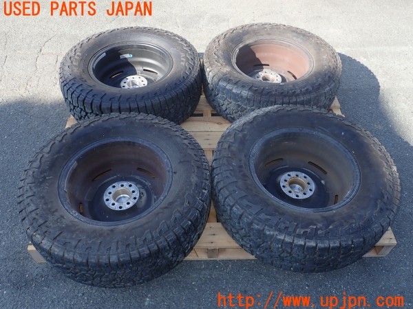 3UPJ=31520918]ジープラングラー アンリミテッド(JK36L)DEAN ディーン CROSS CANTRY ホイール 17×7J +35 PCD110/127 10穴 4本 中古_m3