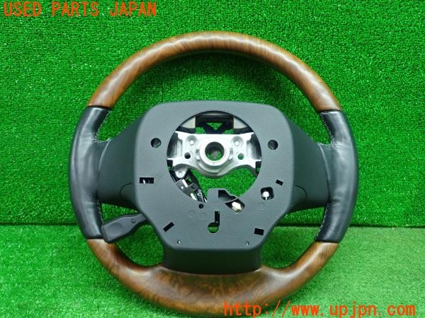 3UPJ=31610617]レクサス LS460(USF40)後期 純正 木目調 ステアリング 中古_m1