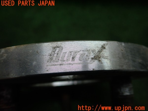 3UPJ=31750971]フェアレディZ(GCZ32)前期 Durax デュラックス 15mm PCD114.3 5穴 M12×P1.25 ワイドトレッドスペーサー 2枚 中古_m4