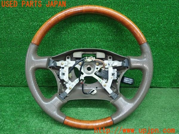 3UPJ=31780617]ランクル100系(UZJ100W)前期 純正 ステアリング 中古_m0