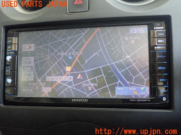 3UPJ=31800565]ノート(E12)KENWOOD ケンウッド MDV-D502BTW メモリーナビ 2014年 中古_m4