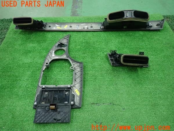 3UPJ=31840645]BMW M5(NB50 E60)前期 純正 木目パネル ウッド シフトパネル エアコン吹き出し口 ダッシュ 3点セット 中古_m1
