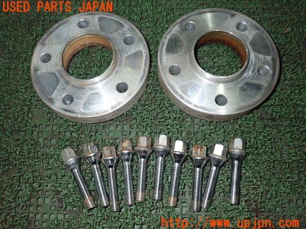 3UPJ=31840971]BMW M5(NB50 E60)前期 社外 ワイドトレッドスペーサー① 厚さ約25mm PCD120 5穴 M12×P1.5 中古_m0