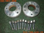 3UPJ=31840971]BMW M5(NB50 E60)前期 社外 ワイドトレッドスペーサー① 厚さ約25mm PCD120 5穴 M12×P1.5 中古_s0