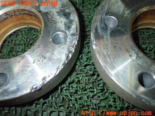3UPJ=31840971]BMW M5(NB50 E60)前期 社外 ワイドトレッドスペーサー① 厚さ約25mm PCD120 5穴 M12×P1.5 中古_m2