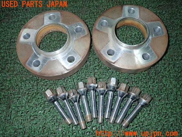 3UPJ=31840972]BMW M5(NB50 E60)前期 社外 ワイドトレッドスペーサー② 厚さ約25mm PCD120 5穴 M12×P1.5 中古_m0