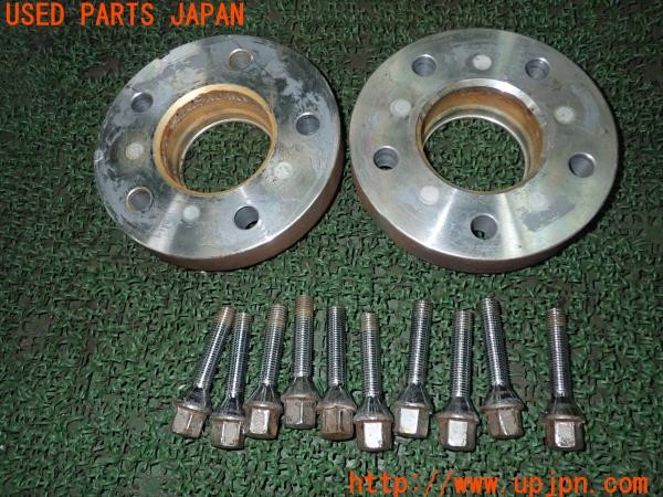 3UPJ=31840972]BMW M5(NB50 E60)前期 社外 ワイドトレッドスペーサー② 厚さ約25mm PCD120 5穴 M12×P1.5 中古_m1