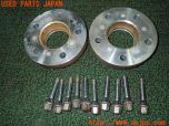 3UPJ=31840972]BMW M5(NB50 E60)前期 社外 ワイドトレッドスペーサー② 厚さ約25mm PCD120 5穴 M12×P1.5 中古_s1