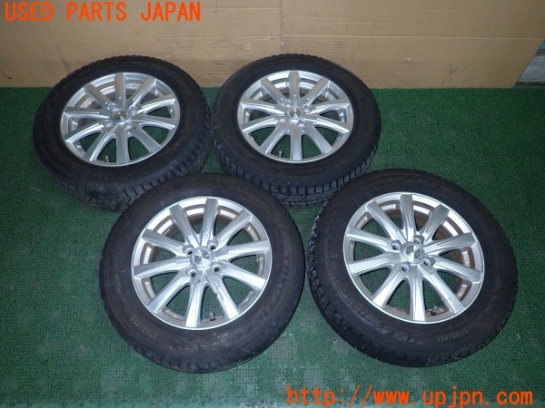 3UPJ=31980916]アクア(MXPK16)Weds ウェッズ タイヤホイール 15×5.5J +42 PCD100 4穴 4本 中古_m0