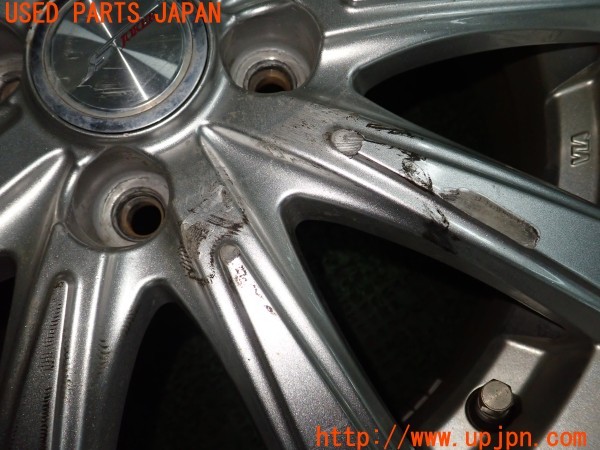 3UPJ=31980916]アクア(MXPK16)Weds ウェッズ タイヤホイール 15×5.5J +42 PCD100 4穴 4本 中古_m1