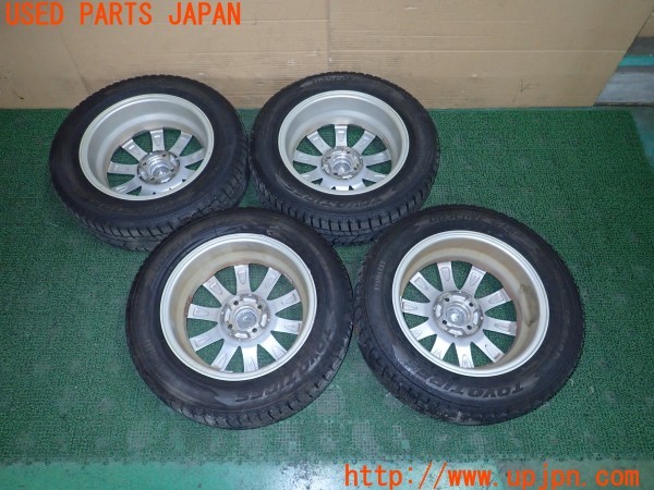 3UPJ=31980916]アクア(MXPK16)Weds ウェッズ タイヤホイール 15×5.5J +42 PCD100 4穴 4本 中古_m3