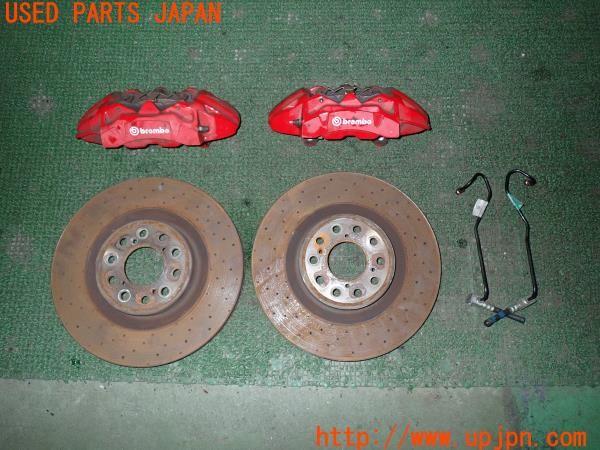 3UPJ=32020302]シビック タイプR(FK8)純正 brembo ブランボ フロント キャリパーローターセット 中古_m0