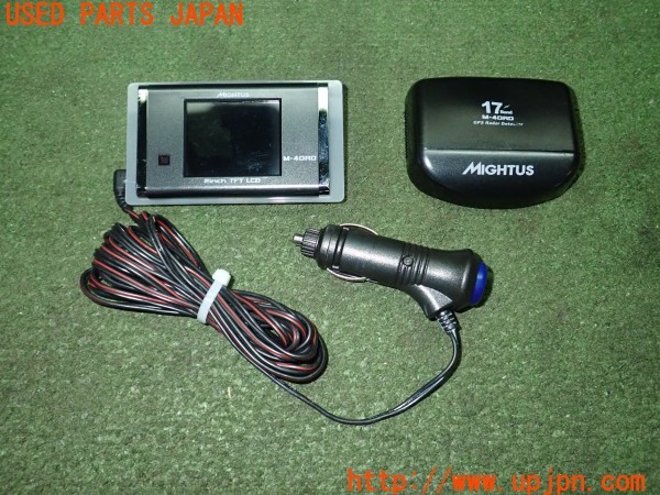 3UPJ=32160575]BMW 320d ツーリング (3D20 F31)CellAuto セルオート MIGHTUS M-40RD レーダー探知機 ジャンク_m0