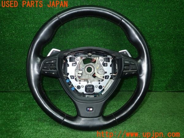 3UPJ=32220617]BMW アクティブハイブリッド7(YA30 F04)後期 純正 ステアリング 中古_m0