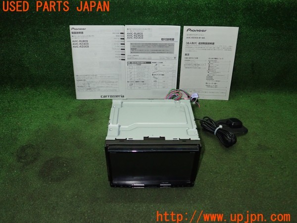 3UPJ=32230565]プロボックス(NHP160V)carrozzeria カロッツェリア AVIC-RZ003 メモリーナビ 2019年度版 中古_m0