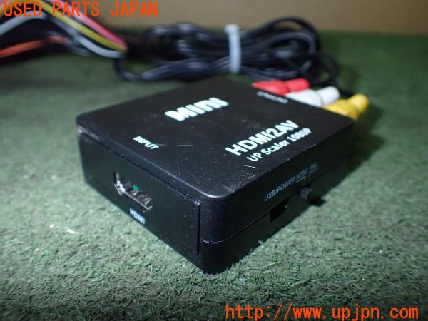 3UPJ=32300579]アクア GRスポーツ(MXPK11)Jes VAD-V50 ビデオ入力アダプター HDMI変換器付き 中古_m4