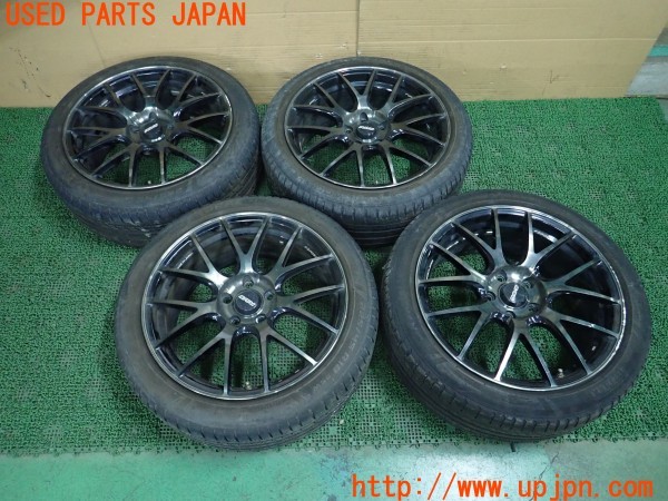 3UPJ=32320919]VW ザ･ビートル(16CPL)RAYS レイズ VOLK RACING ボルクレーシング G27-PM タイヤホイール 18×8J +45 PCD112 5穴 4本 中古_m0