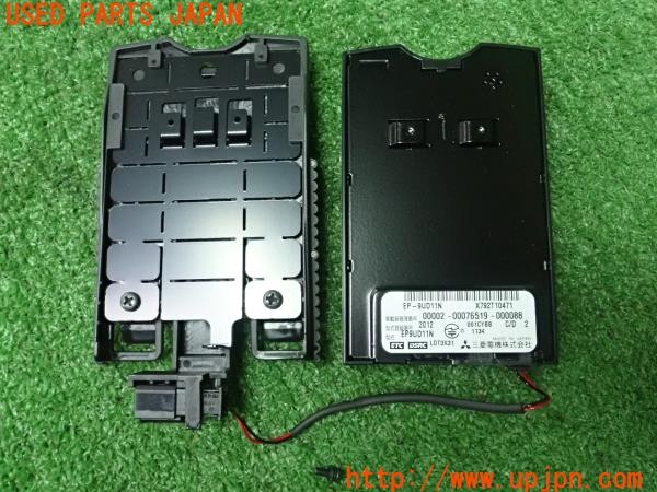 3UPJ=32340503]ベンツ CLA250 4MATIC(117346)純正ビルトイン 三菱電機 EP-9UD11N ETC車載器 DSRC 中古_m1