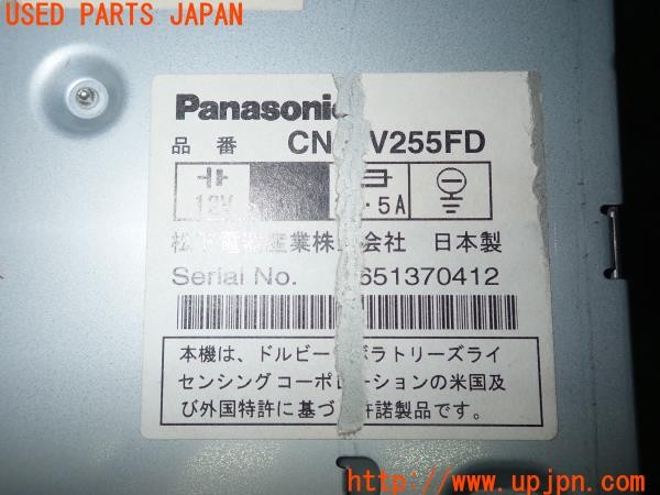 3UPJ=32370502]アルファロメオ 156 GTA(932AXB)Panasonic パナソニック CN-DV255FD DVDナビ 難有 中古_m3
