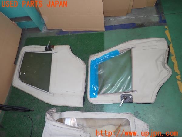 3UPJ=32390031]三菱 ジープ(J59)社外 幌 ソフトトップ 骨組み付き ジャンク_m1