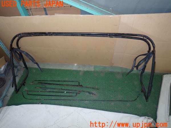 3UPJ=32390031]三菱 ジープ(J59)社外 幌 ソフトトップ 骨組み付き ジャンク_m2