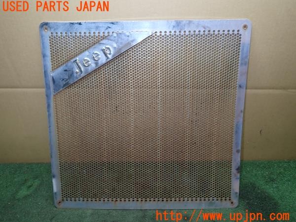 3UPJ=32390047]三菱 ジープ(J59)社外 グリルカバー ガード 中古_m0