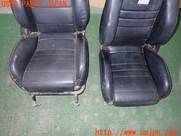 3UPJ=32390609]三菱 ジープ(J59)CHECKMAN RACING CMR シートセット セミバケット 運転席 助手席 レール付き 中古_m2