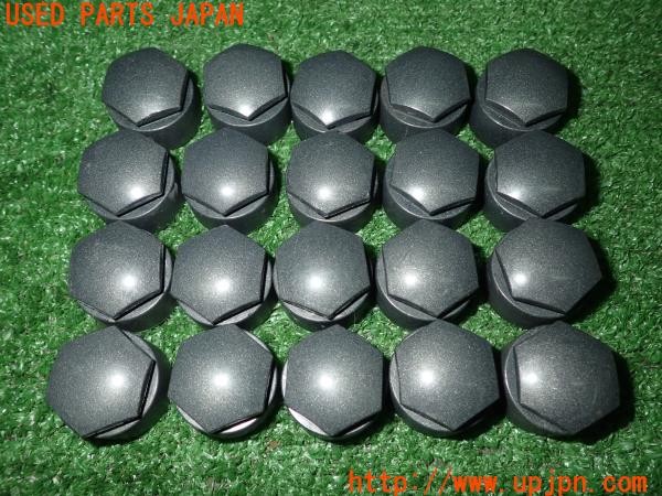 3UPJ=32480001]アウディ Q3 スポーツバック(F3DPC)純正 4M0601173D ホイールナットキャップ ボルトキャップ 20個 中古_m0