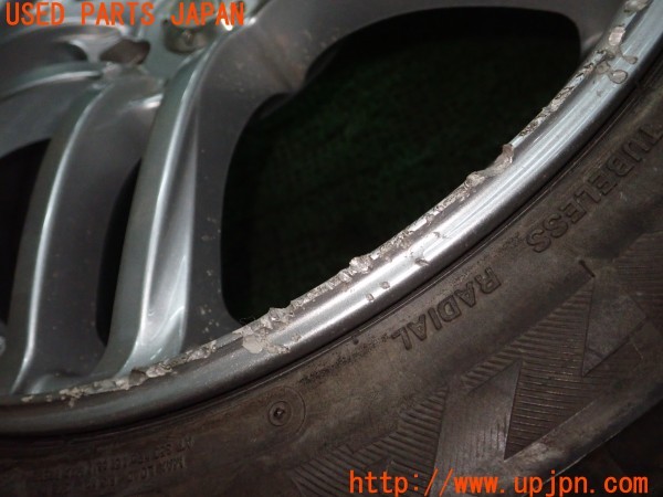 3UPJ=32490918]シビック タイプR(FD2)後期 YOKOHAMA WHEEL AVS MODEL T5 タイヤホイール② 17×7.5J +52 PCD114.3 5穴 2本 中古_m2