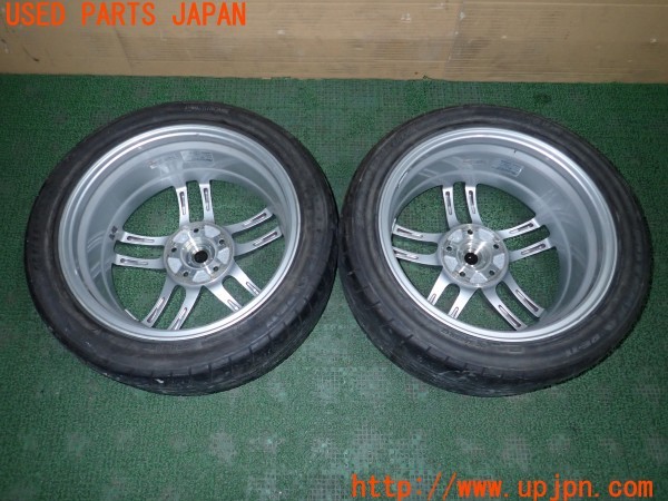 3UPJ=32490918]シビック タイプR(FD2)後期 YOKOHAMA WHEEL AVS MODEL T5 タイヤホイール② 17×7.5J +52 PCD114.3 5穴 2本 中古_m4