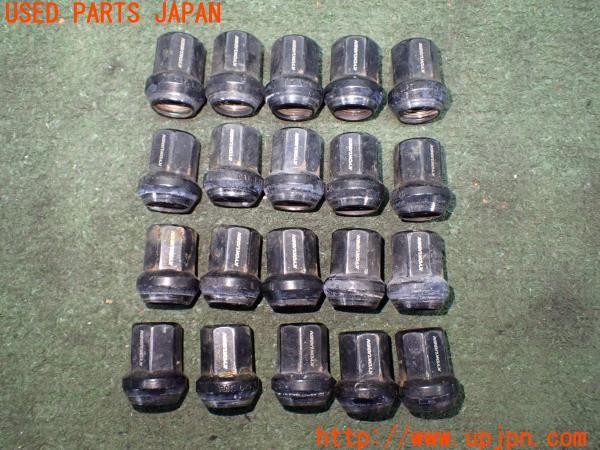 3UPJ=32500968]86(BRZ)(ZN6 D型)KYO-EI 協永産業 Kics KYOKUGEN 極限 ホイールナット 7角 ショート 貫通 M12×P.125 20個 中古_m0
