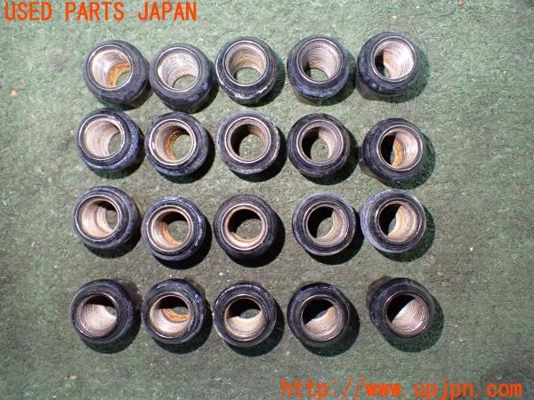 3UPJ=32500968]86(BRZ)(ZN6 D型)KYO-EI 協永産業 Kics KYOKUGEN 極限 ホイールナット 7角 ショート 貫通 M12×P.125 20個 中古_m2