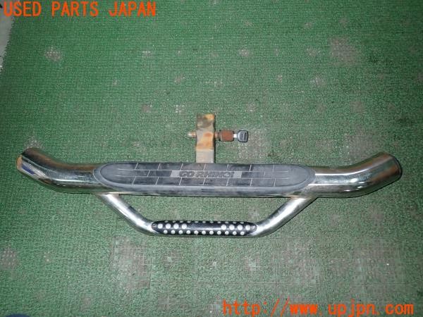 3UPJ=32510056]ハマーH2(不明)GO RHINO ゴーライノ リアヒッチステップ ヒッチロックピン付き 中古_m0