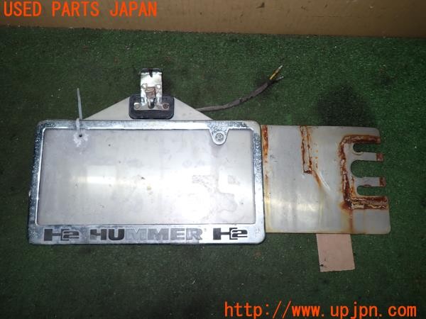3UPJ=32510065]ハマーH2(不明)社外 リアナンバーフレーム ブラケット ナンバー移設 中古_m0