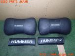3UPJ=32510650]ハマーH2(不明)社外 ヘッドレストパッド ネックピロー シートベルトパッド 中古_s0