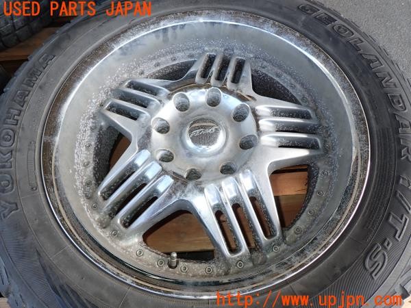 3UPJ=32510921]ハマーH2(不明)Sporza Wheels ホイール 20×9.5JJ +10 PCD165.1 8穴 4本 中古_m3