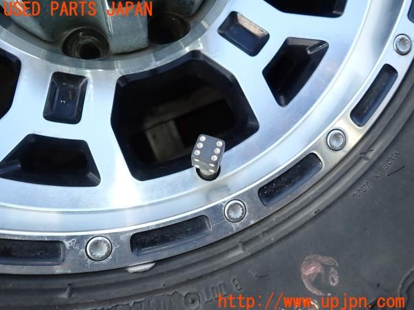 3UPJ=32510961]ハマーH2(不明)VISION Raptor 372 ホイール 16×8.0J ±0 PCD165.1 8穴 1本 中古_m1