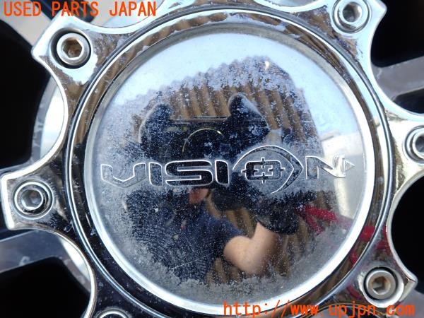 3UPJ=32510961]ハマーH2(不明)VISION Raptor 372 ホイール 16×8.0J ±0 PCD165.1 8穴 1本 中古_m4