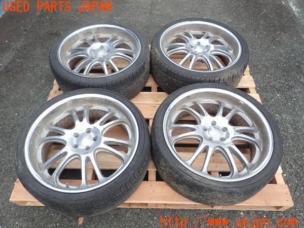 3UPJ=32570923]クライスラー 300C(LX57)前期 BOSS MOTOR SPORT? 313? ホイール 22×9.5J +12? PCD115 5穴 4本 中古_m0