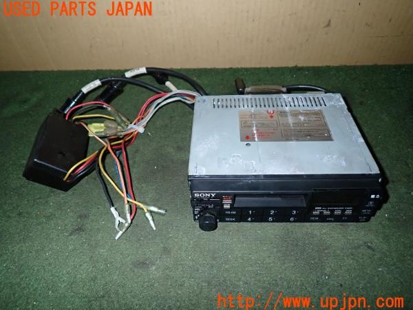 3UPJ=32590518]BMW 520i(E28)SONY ソニー XR-605 カセットデッキ プレーヤー テープ オーディオ 1DIN 中古_m0