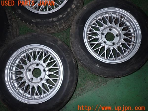 3UPJ=32590916]BMW 520i(E28)TSW ホイール 15×7J +30? PCD120 5穴 4本 中古_m1