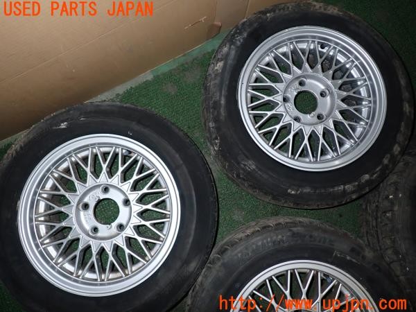 3UPJ=32590916]BMW 520i(E28)TSW ホイール 15×7J +30? PCD120 5穴 4本 中古_m2