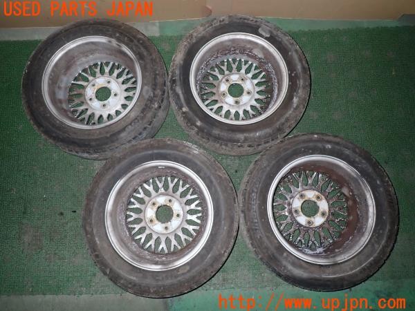 3UPJ=32590916]BMW 520i(E28)TSW ホイール 15×7J +30? PCD120 5穴 4本 中古_m4